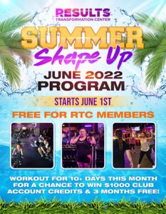 RTC Summer Shape up ad image