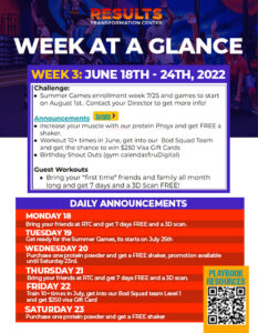 week at a glance website july2