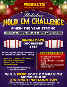 RTC Strong Finish Challenge Holiday Theme Website