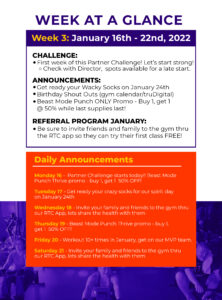RTC January 2023 Week 3 Week at a Glance landing page scaled
