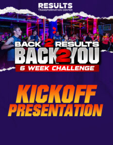 back 2 you Kickoff presentation