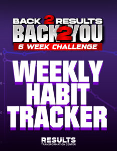 back 2 you weekly habit tracker